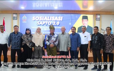 Universitas Asahan Gelar Sosialisasi SAPTO 2.0: Dorong Efisiensi Sistem Akreditasi Perguruan Tinggi